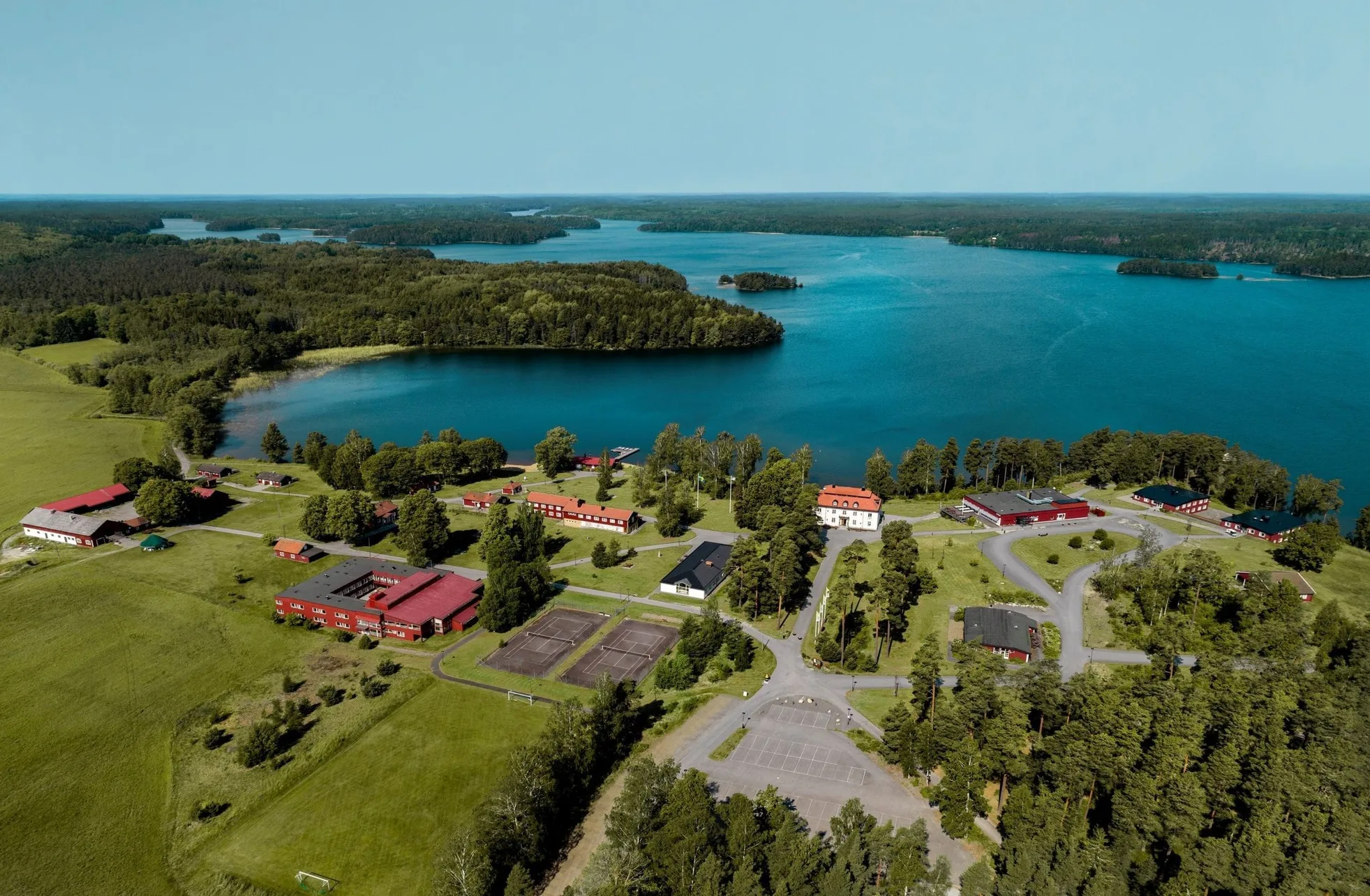 Bommersvik från ovan